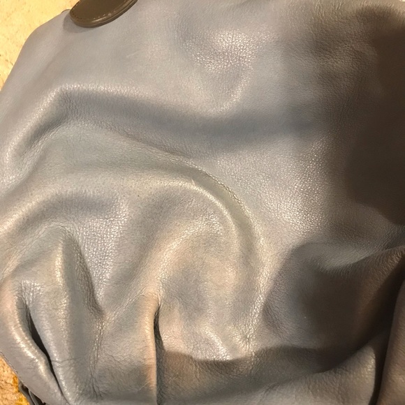 Isabella Fiore Serina Mosaic Moroccan Blue Bohemian Embroidered Satchel Hobo Bag - Picture 15 of 15